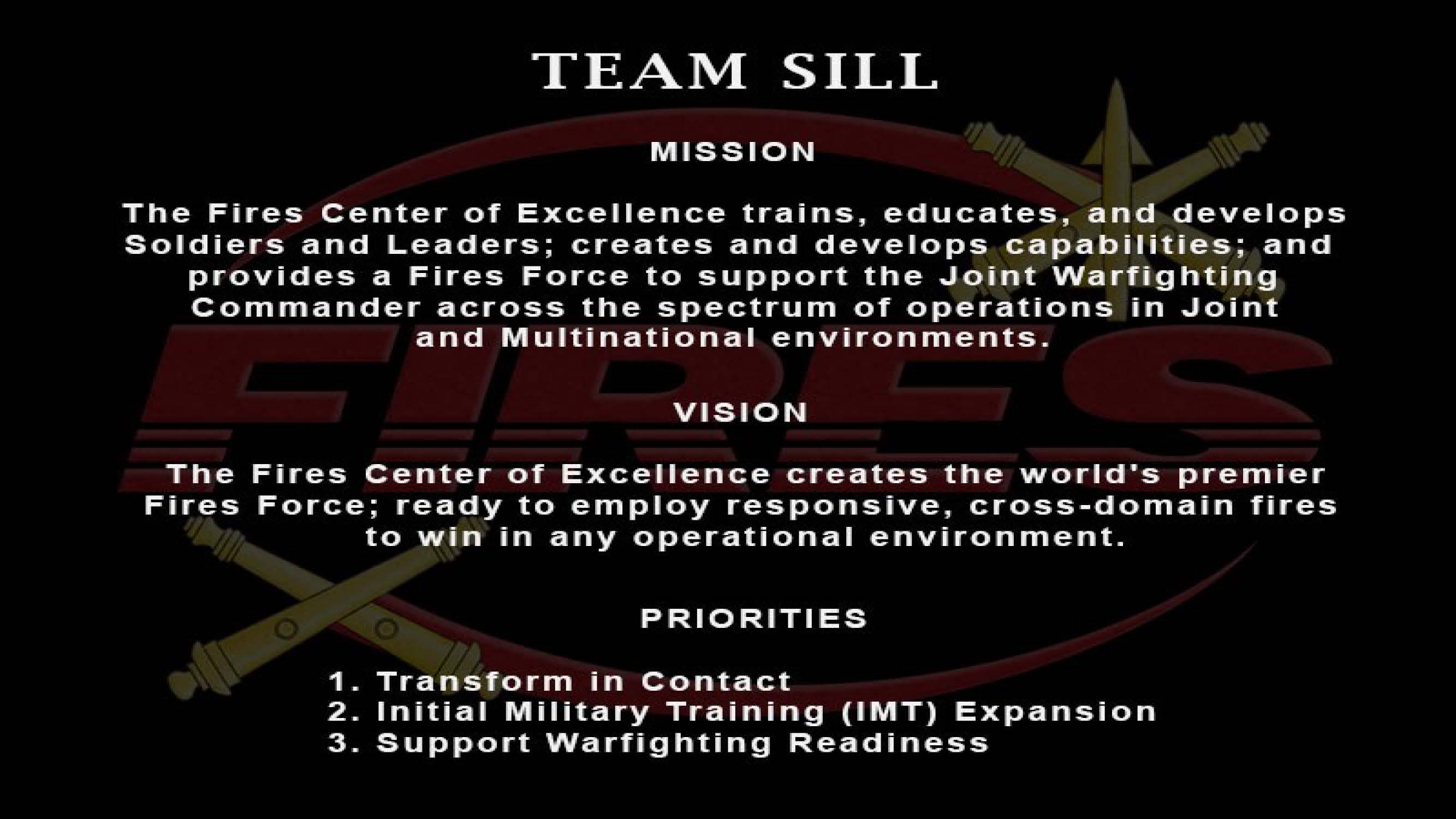 Fort Sill Fires Center of Excellence